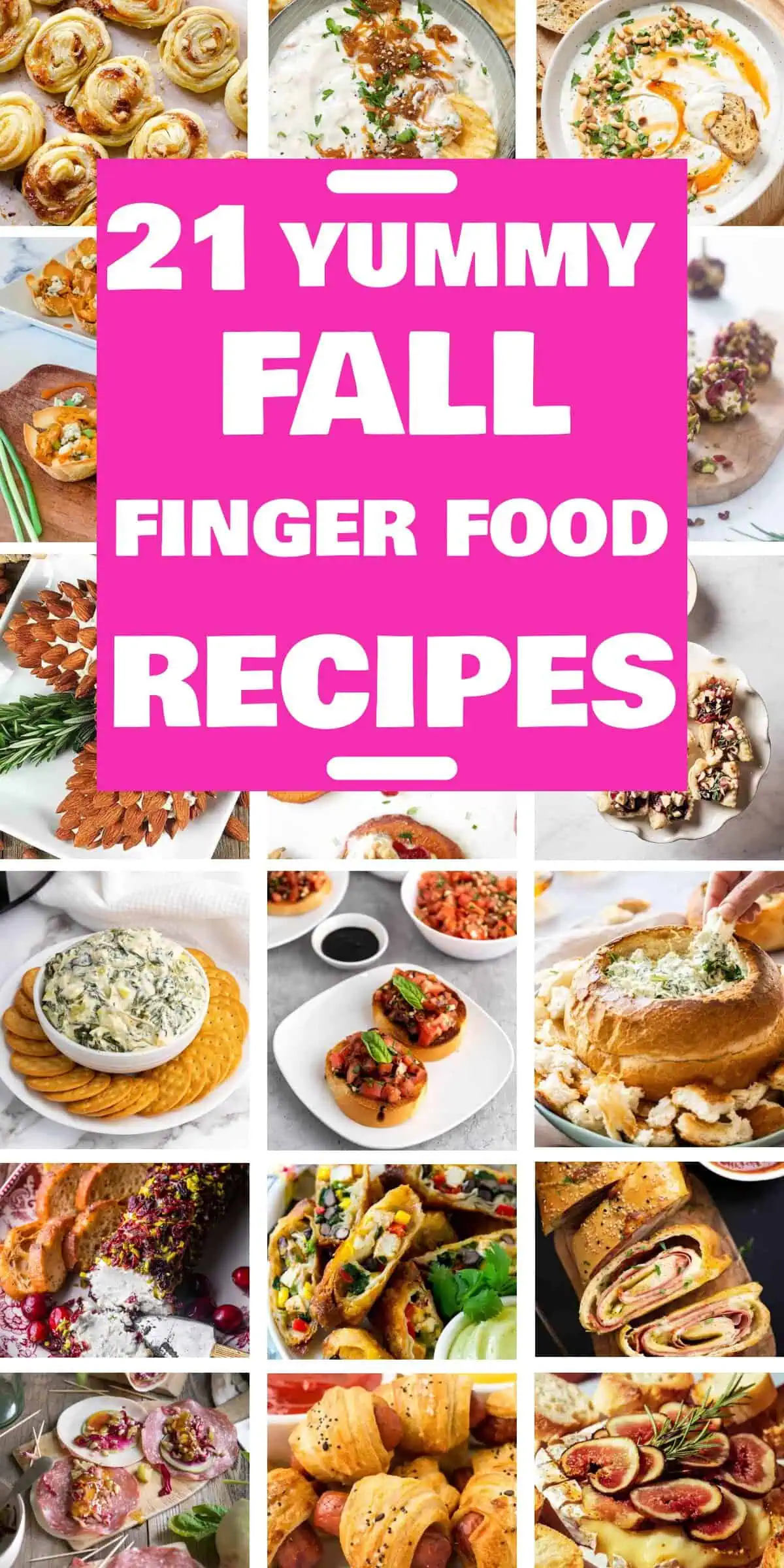 21 Easy Fall Finger Foods