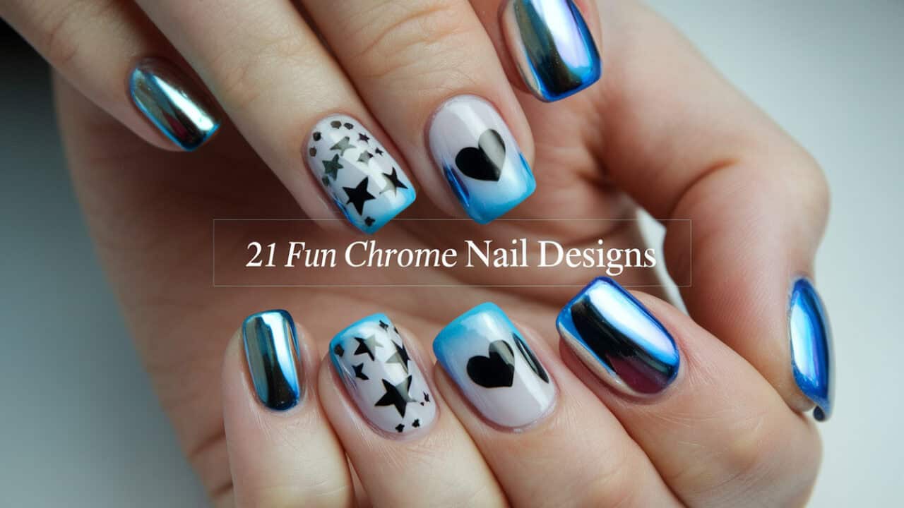 21 Fun Trendy Chrome Nail Designs