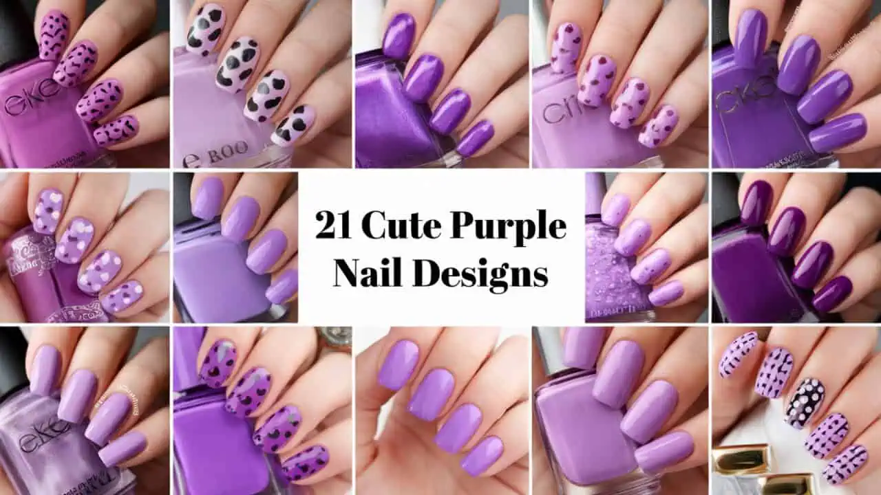 21 Simple Cute Purple Nail Designs - Purple nails are a timeless and versatile choice that exudes elegance and creativity. Whether you're aiming for a sophisticated look or something more playful, the vast spectrum of purple shades offers endless possibilities. From deep, rich plums to soft, pastel lavenders, purple nails can complement any style and occasion.