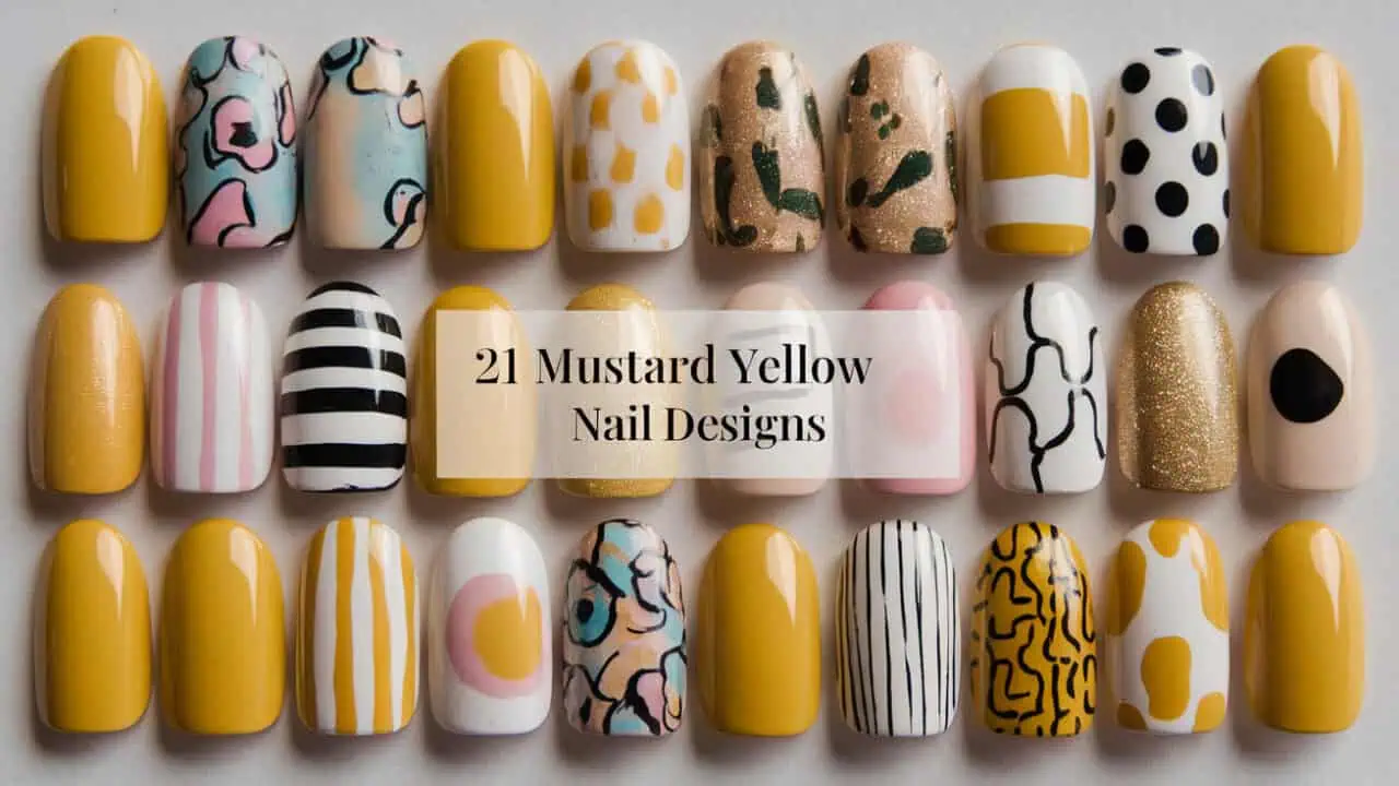 21 Trending Mustard Yellow Nail Designs - Mustard yellow nails have taken the beauty world by storm, emerging as a top trend in the realm of nail art. This bold, vibrant shade has captured the hearts of fashion enthusiasts and nail art lovers alike, thanks to its versatility and the way it complements various skin tones. From runways to Instagram feeds, mustard yellow nails are making a statement, proving that this hue is more than just a fleeting fad.