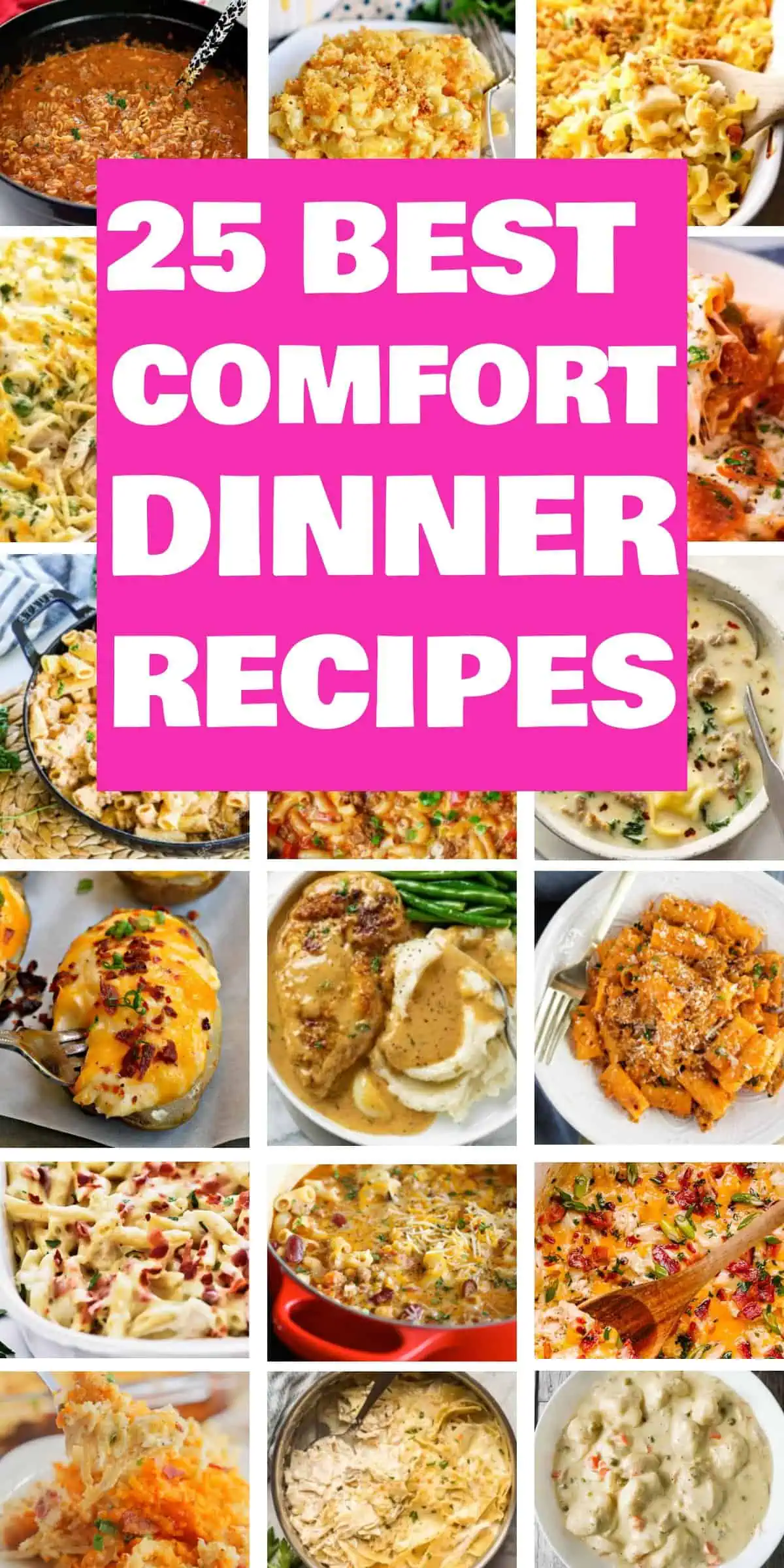 25 Best Comfort Dinner Recipes