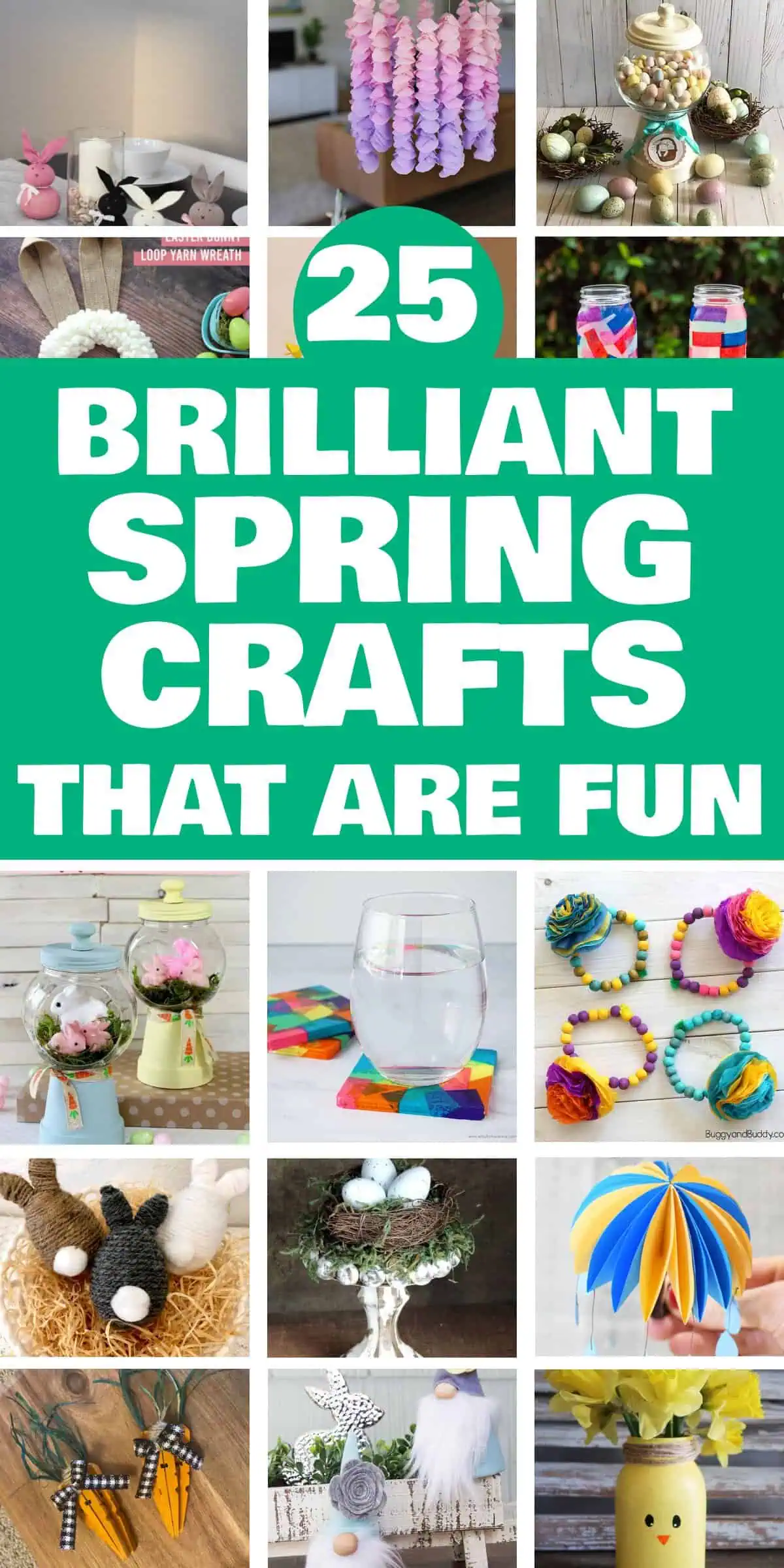 25 Fun Easy Spring Crafts