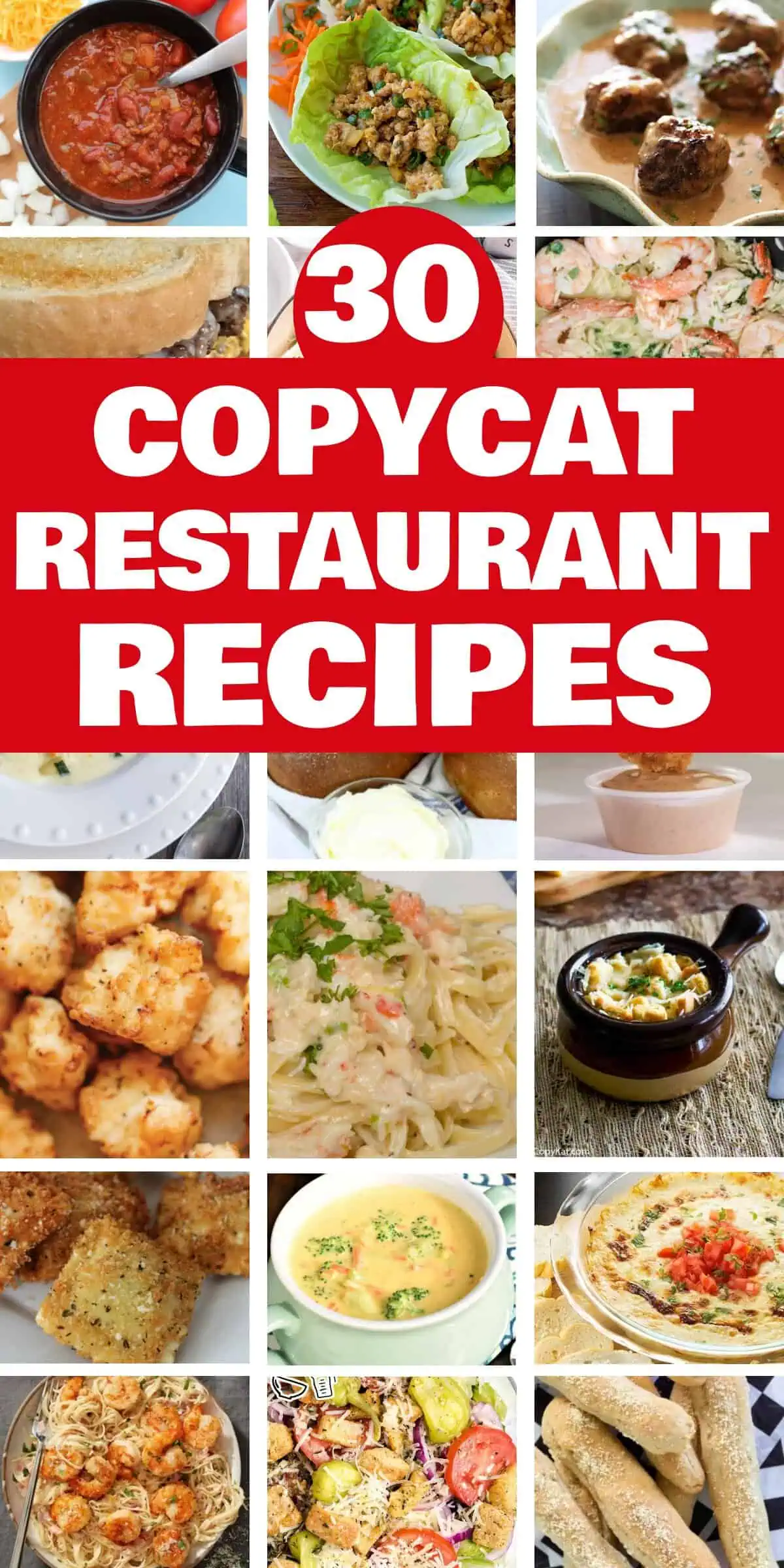 30 Best Copycat Restaurant Recipes