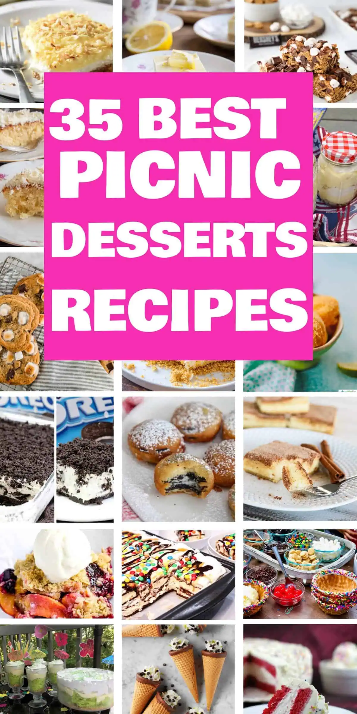 35 Best Picnic Desserts