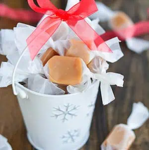 Homemade Caramels Christmas Food Gift