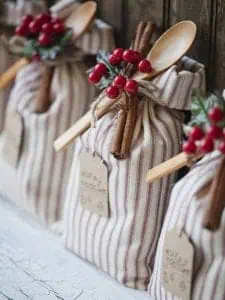 Christmas Cookie Sack Food Gift