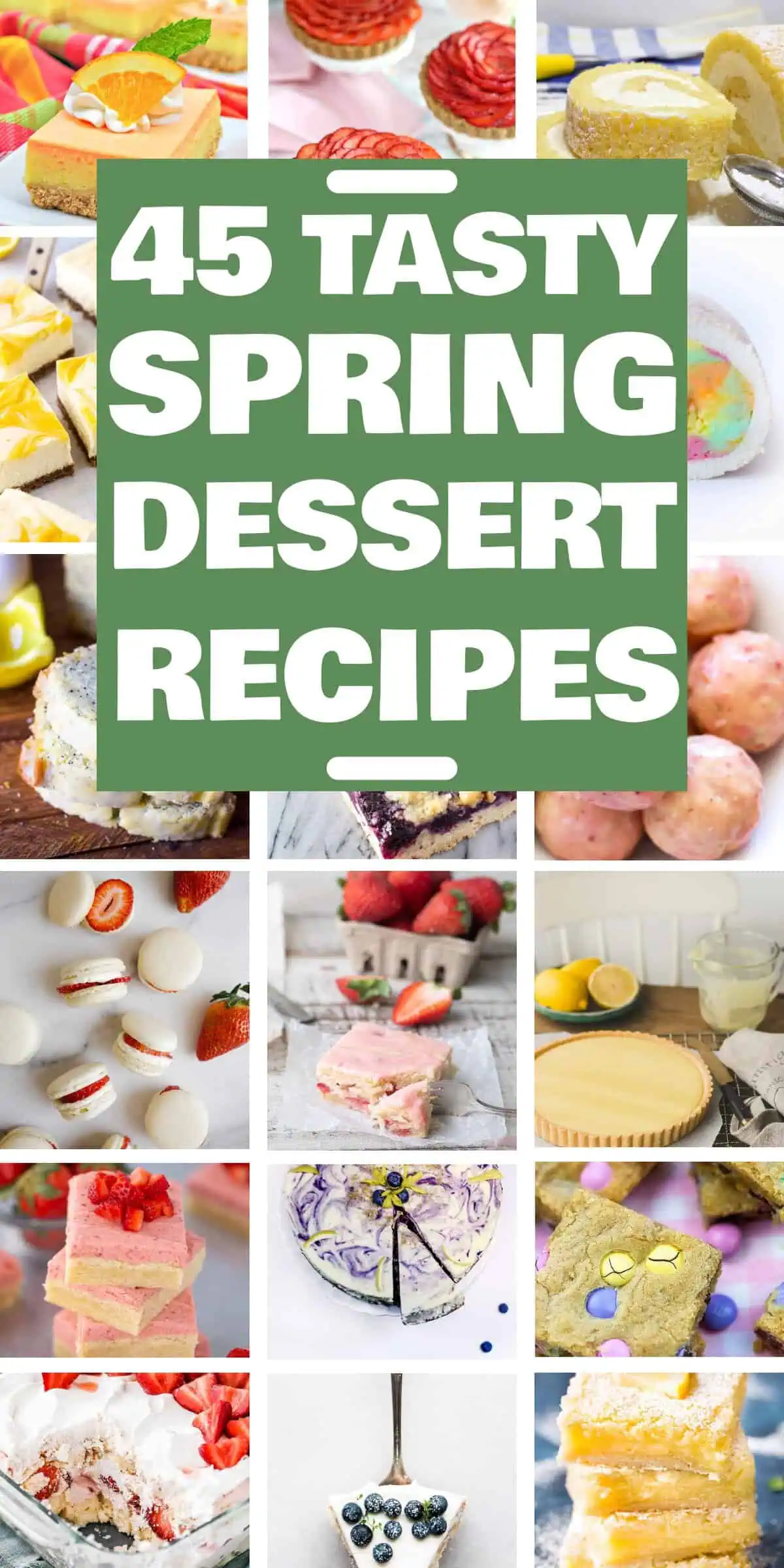 45 Cute Light Spring Desserts
