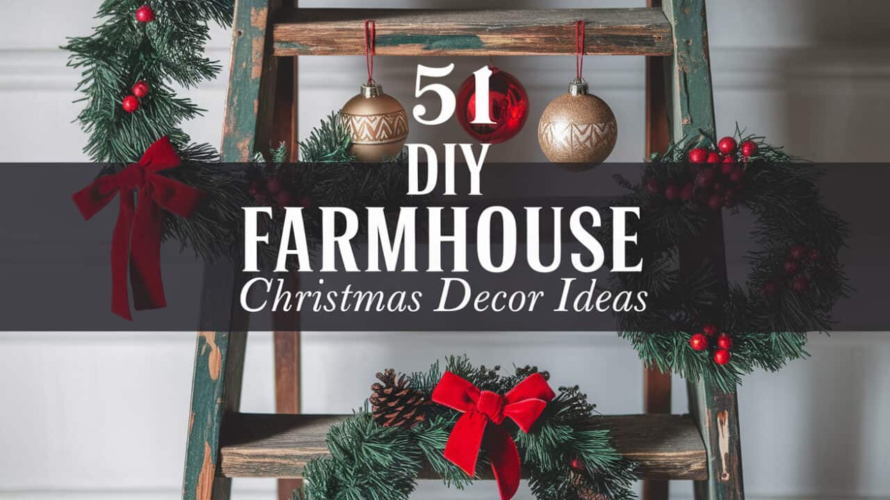 51 Best DIY Farmhouse Christmas Decor Ideas