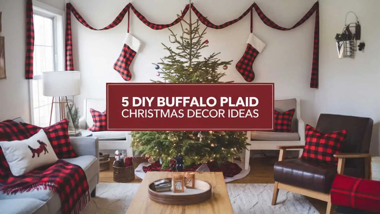 51 DIY Buffalo Plaid Christmas Decor Ideas - Buffalo plaid, with its timeless charm and rustic appeal, has become a beloved pattern for Christmas décor. Its bold checks in classic red and black evoke a sense of warmth and nostalgia, making it a perfect choice for those looking to add a cozy touch to their holiday decorations. Whether you’re aiming for a country-inspired aesthetic or simply love the striking contrast of buffalo plaid, incorporating this pattern into your Christmas décor can transform your space into a festive wonderland.