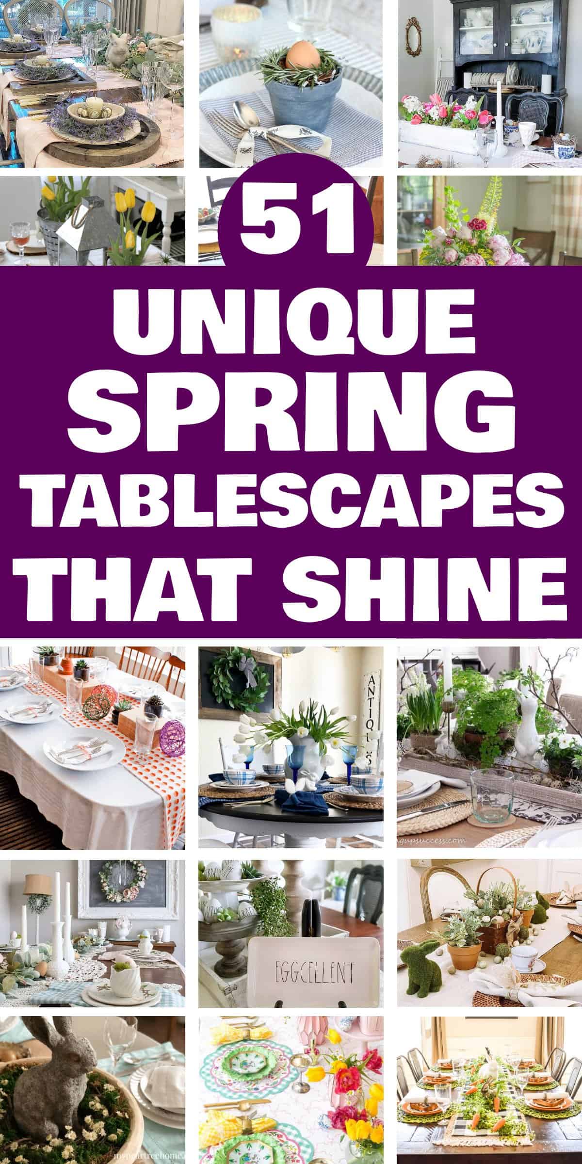 51 Elegant Spring Tablescape