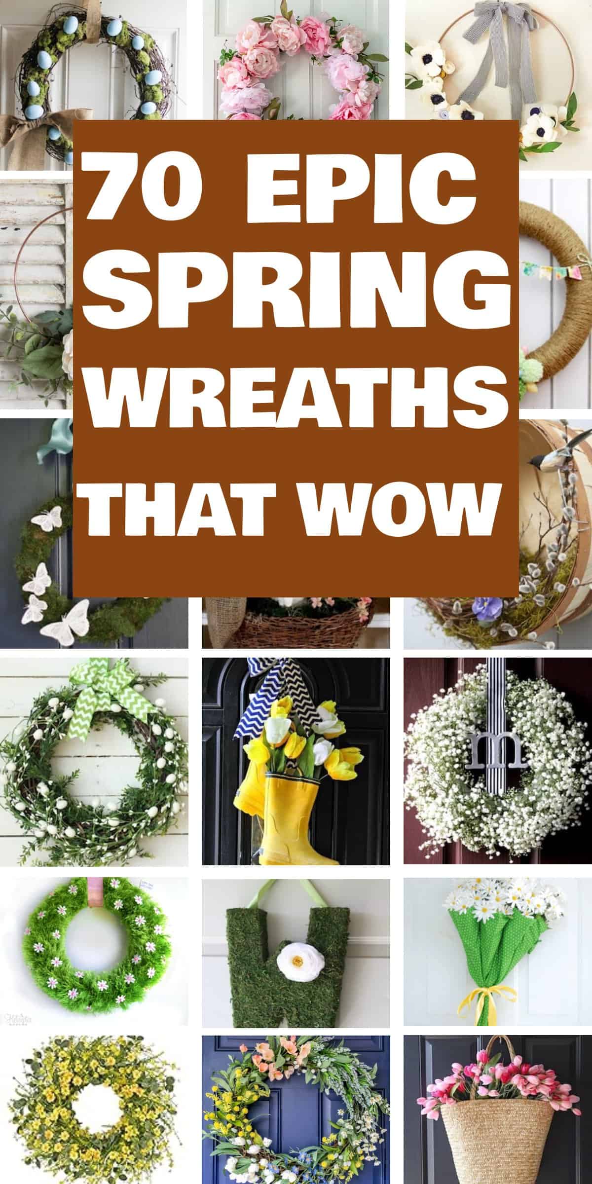 70 Easy DIY Spring Wreaths