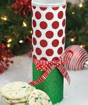 Christmas Cookie Cans gift for neighbors and friends