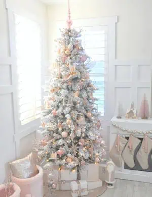 Blush Pink Vintage-Inspired Tree 