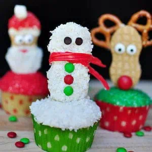 Christmas Cupcake Toppers Using Nutter Butters by Five Heart Home 700pxTrio