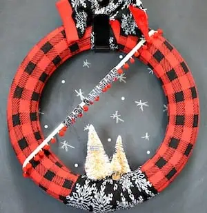 Silent Night Christmas Wreath