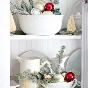 Hutch Christmas Kitchen Decor