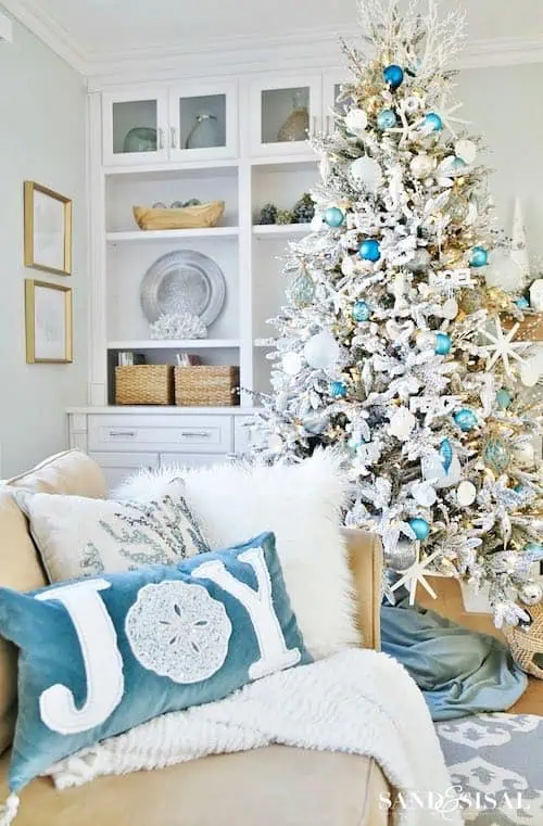 Coastal Christmas Pillows