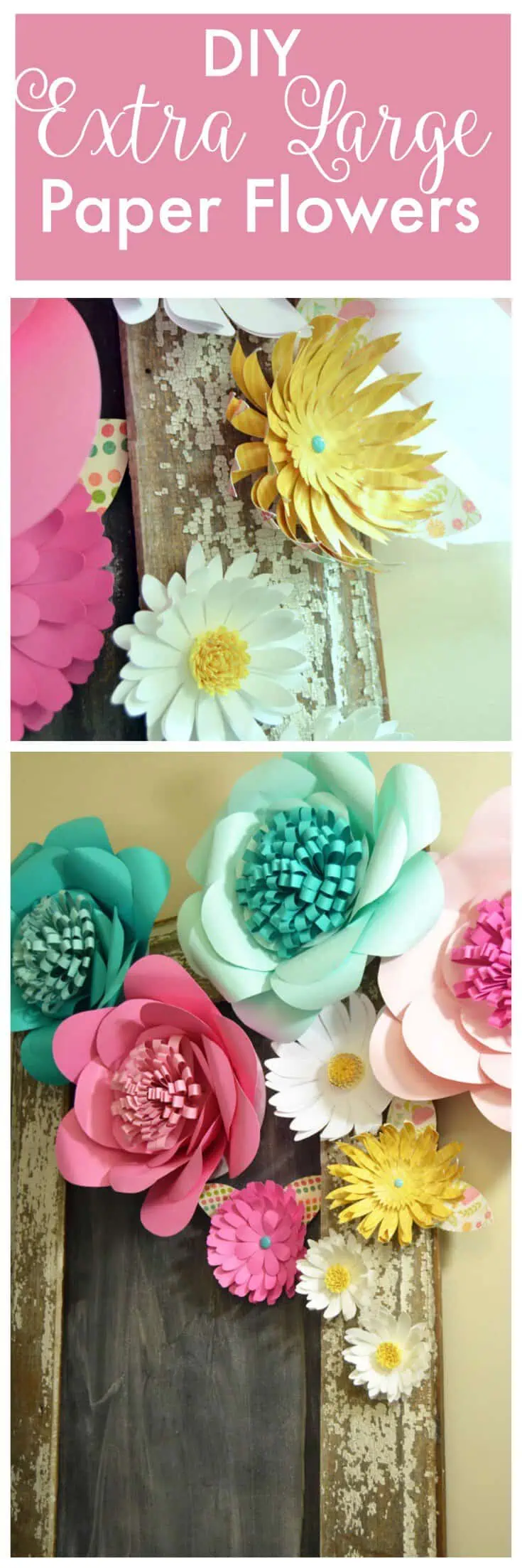 DIY Extra Large Paper Flowers