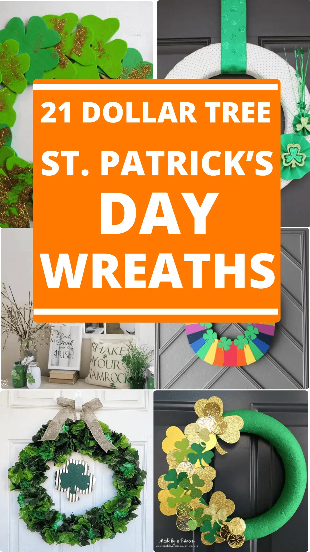 Dollar Tree St. Patricks Day Wreaths