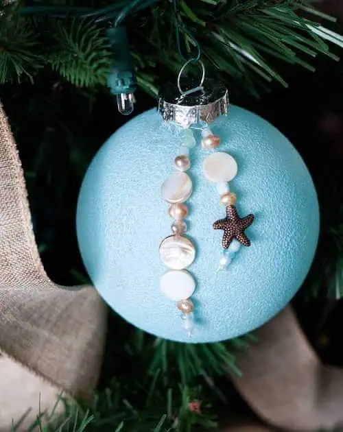 Easy DIY Coastal Christmas Ornaments 16