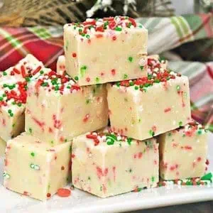 sugar cookie christmas fudge 