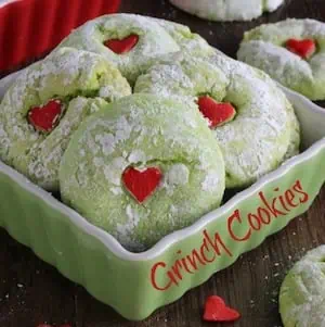 Grinch Cookies In Katrinas Kitchen 058 text 500