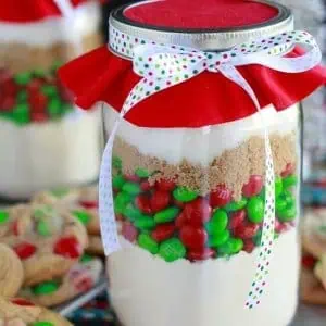 M M Cookie Mix in a Jar Celebrating Sweets