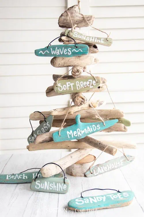 Mini driftwood signs 0211