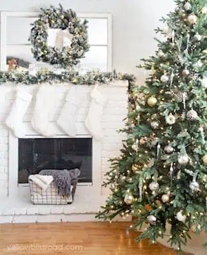 Glam Rustic Christmas Tree 