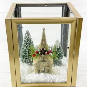 Dollar Tree Christmas Lantern Decoration