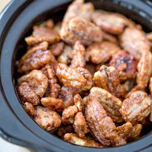 Slow Cooker Candied Pecans 3