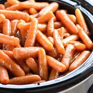 Slow Cooker Honey Cinnamon Carrots Side Dish Recipe by Five Heart