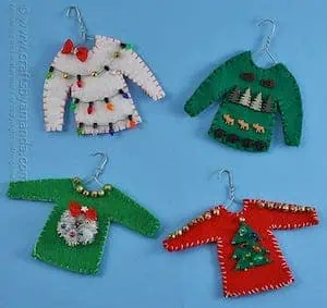 Ugly Sweater Ornaments 1