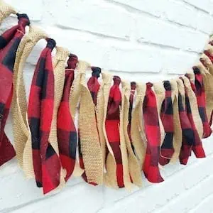 buffalo check garland