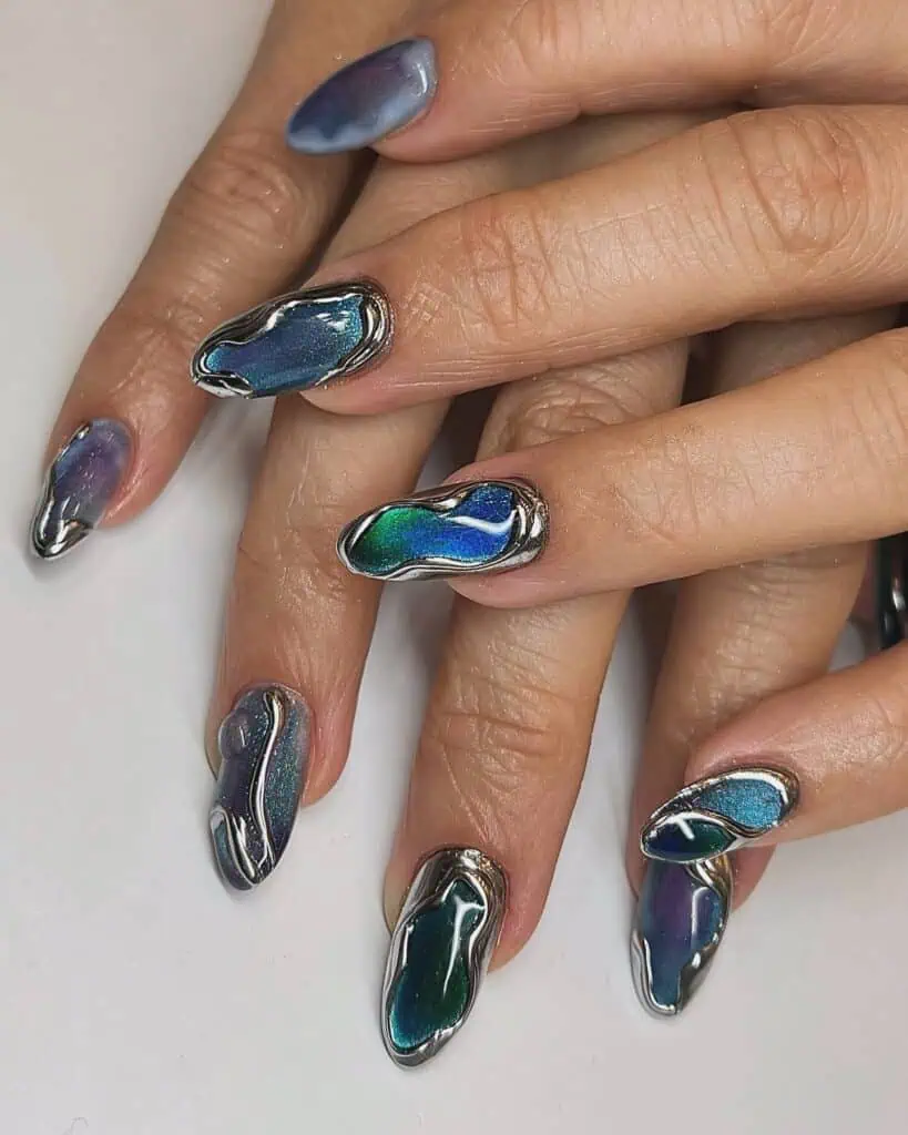 Explore the newest styles and concepts for chrome nails, featuring chrome nail designs, art, and inspiration for every season and event.