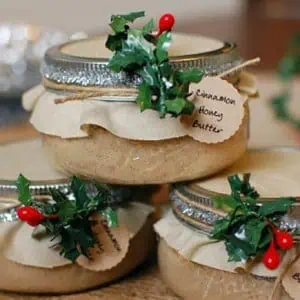 cinnamon honey butter gift in jar pic