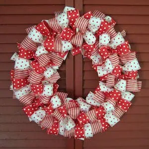 Christmas Ribbon Wreath 