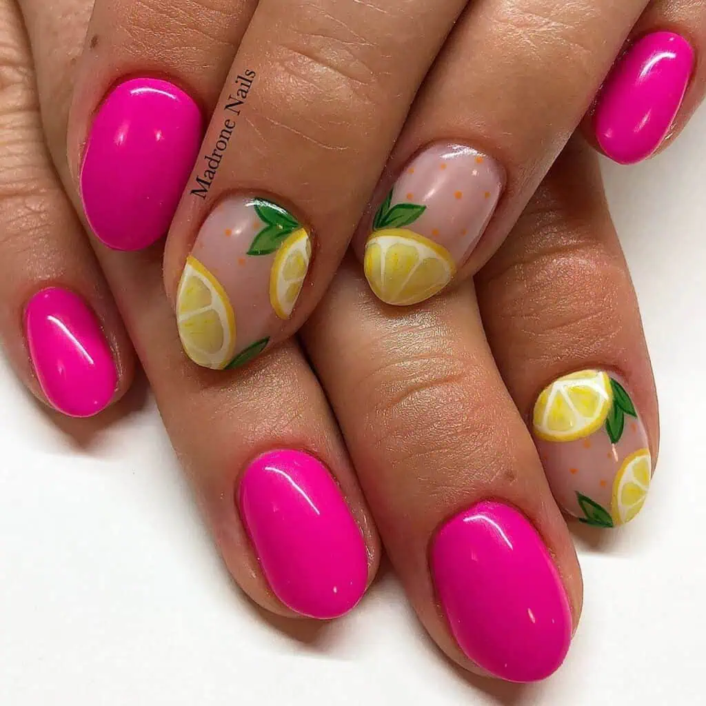 lemon nails 1