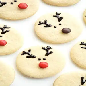 Reindeer Sugar Cookies