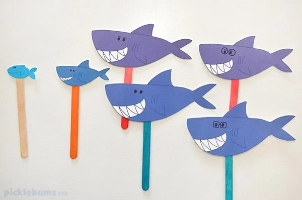 shark puppets