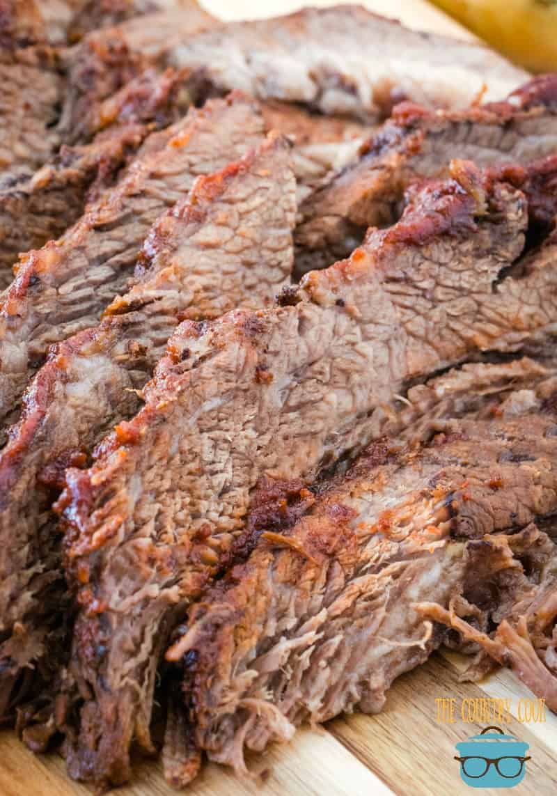 sliced BBQ Beef Brisket