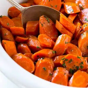 slow cooker glazed carrots 2