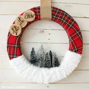 Let it Snow Holiday Wreath