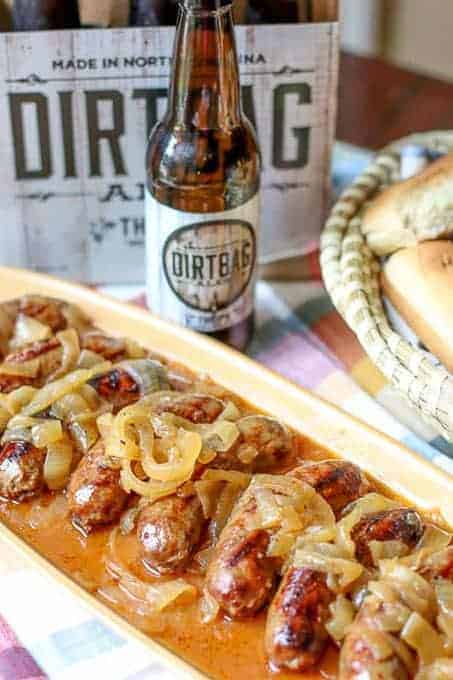 the best crockpot beer brats and onions recipe 3