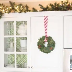 Christmas Kitchen Cabinets Decor