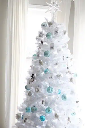 Winter Woodland Glam White Tree