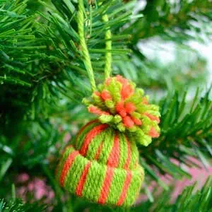 Mini Yarn Hats Ornaments