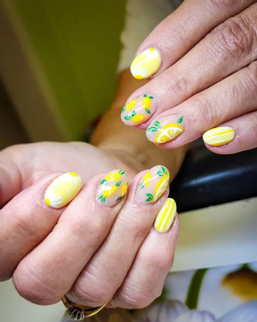 yellow nails 9