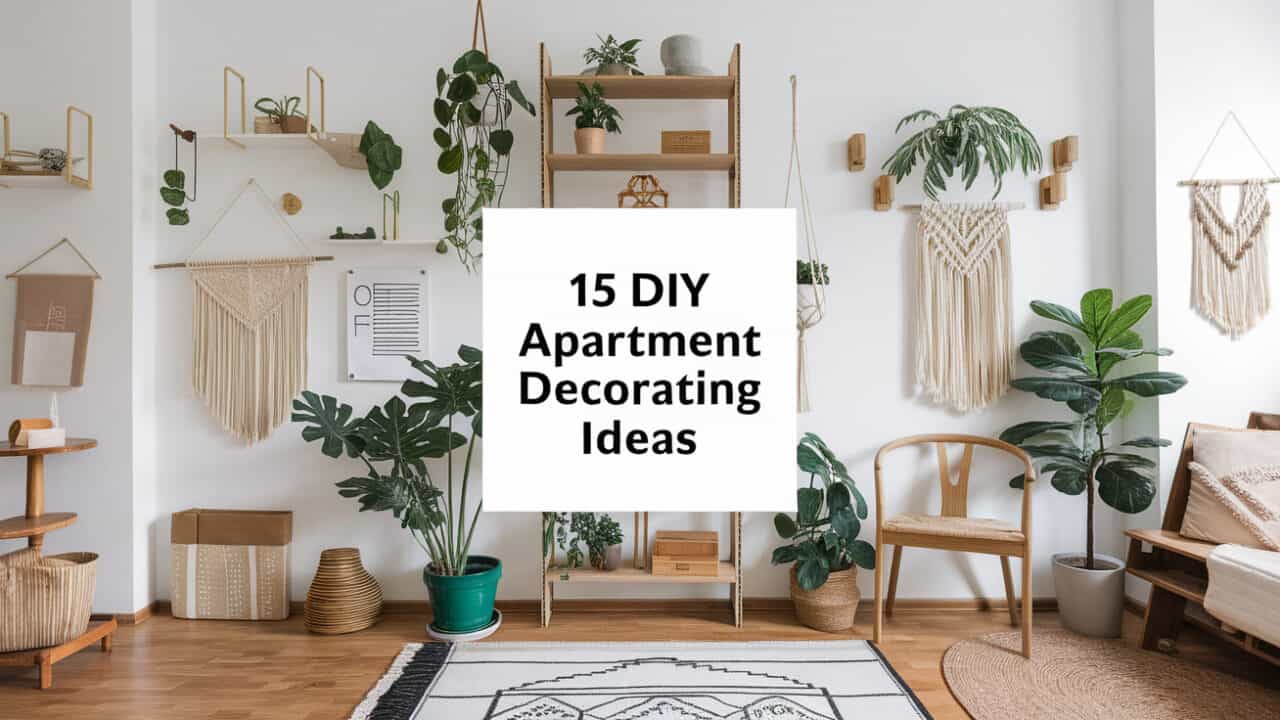 15 DIY Apartment Decorating Ideas