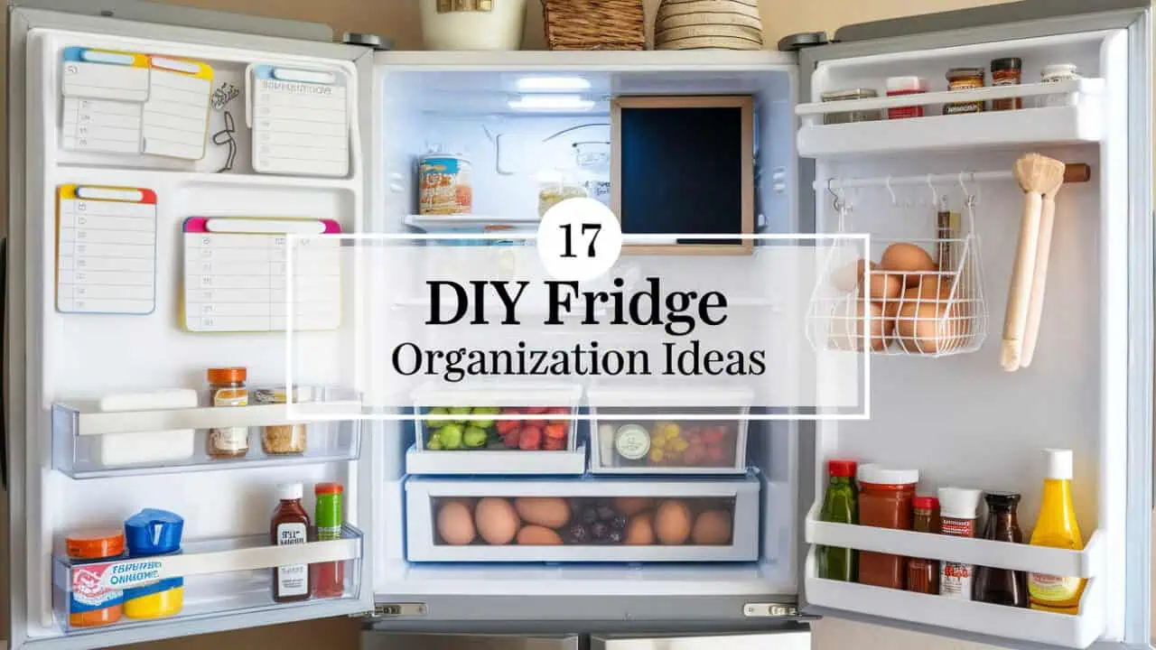 17 Clever DIY Fridge Organization Ideas